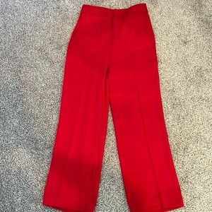 Zara size small red pants